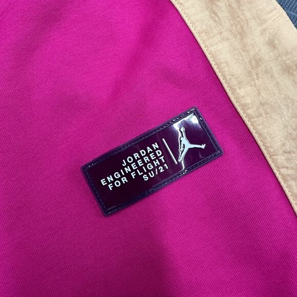 Jordan Shorts 23 Size Large Engineered Fireberry Fleece Mens - Picture 2 of 10